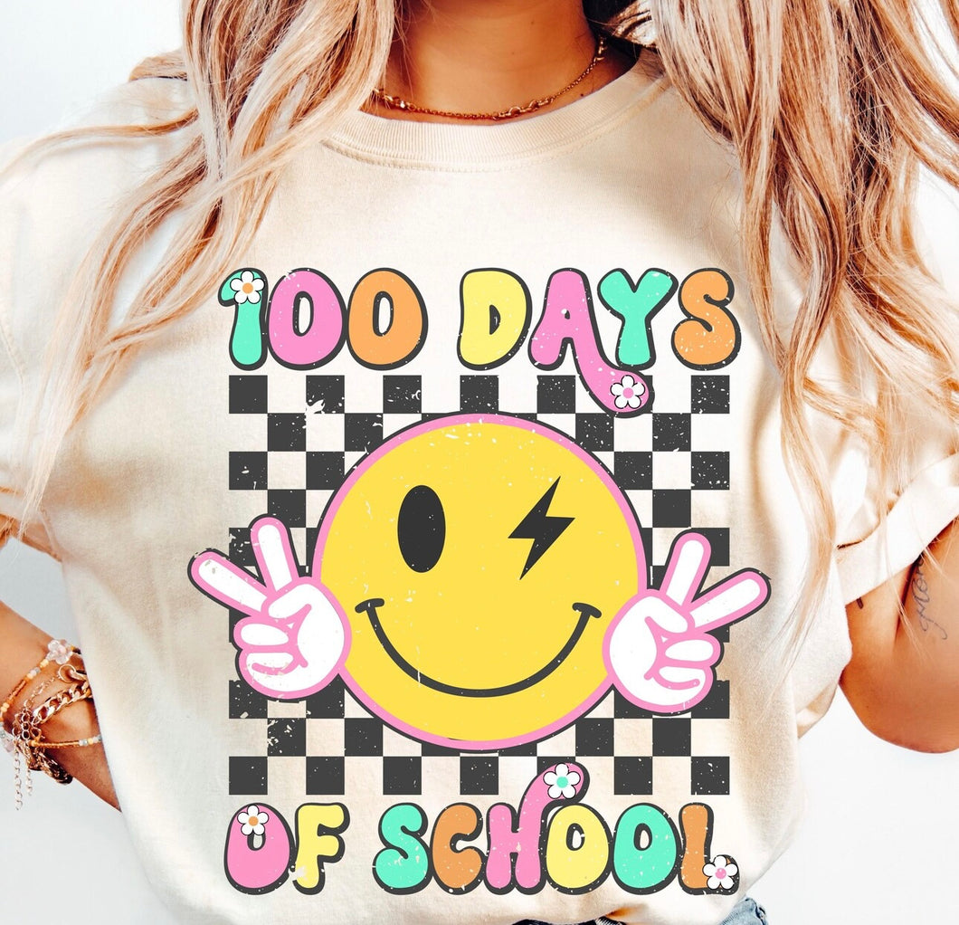100 Days of School Smiley