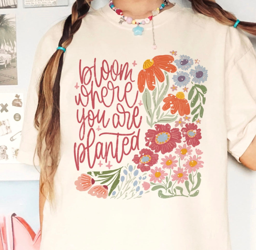 Bloom Where you are Planted Boot